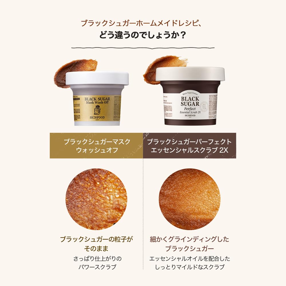Amazon.co.jp: スキンフード (SKINFOOD) ブラックシュガー